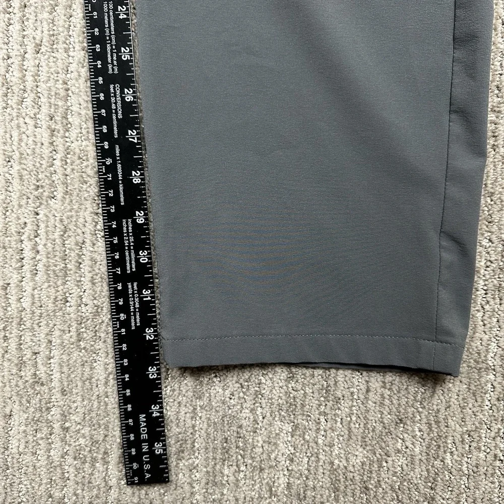 Mizzen Main Helmsman Pants Mens 38x32 Gray Slim Performance Stretch Chino Golf‎